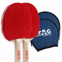 STAG ICONIC Club Pack of 2 Red, Black Table Tennis Racquet (Pack of: 2, 176 g)-15