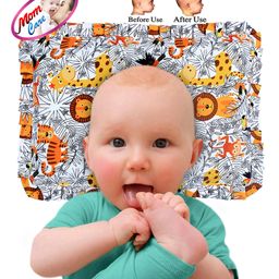 MOM CARE Mustard Seeds Pillow For NewBorn Baby Round Head Shaping Baby Pillow- White-16