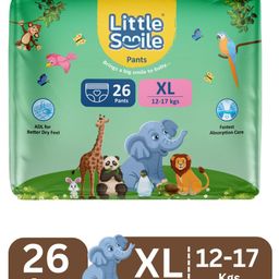 Little Smile Better Dry Feel Baby Diaper Pants - XL (26 Pieces)-11