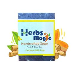 Herbs Magic Haldi Chandan Refreshing Mitti Soap For Fresh & Clear Skin - 80 g-36