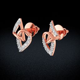 Joyalukkas Women18KT Rose Gold Earrings Diamond-image-80