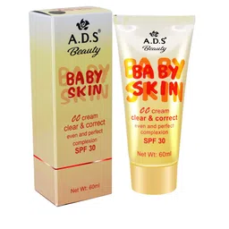 A.D.S CC Cream Clear & Correct For Even & Perfect Complexion With SPF 30 - 60 ml - 01-50