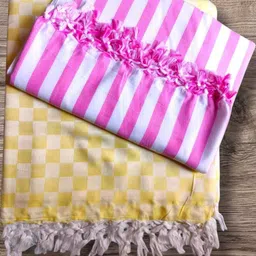 VANISHREE WORLD Multicoloured Cotton Double Bed Blanket-image-89