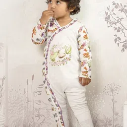 THE BABY TRUNK Infant-Girls Pack Of 2 Printed Pure Cotton Baby Apparel Gift Set-picture-16