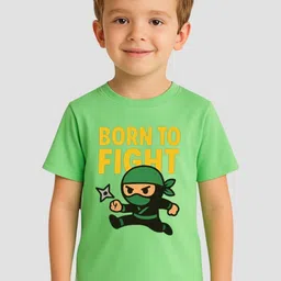 KIDDY STAR Boys Pure Cotton T-shirt-32