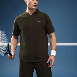 Slazenger Men Henley Neck Sports T-shirt-image-76
