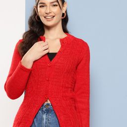 Aarika Textured Woollen Cardigan-picture-13
