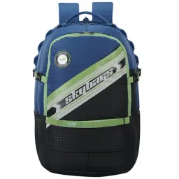 Skybags Campus Plus 33 Ltrs Blue & Black Medium Laptop Backpack with Rain Cover-image-59