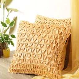 Romee Beige Polyester Cushion Covers (40 x 40 cm) - Set of 2-image-87