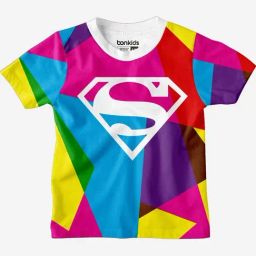 Bonkids Boys Superman Colourblocked Cotton T-Shirt-picture-2