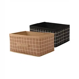 Aura Beige Set of 2 Regular Drawer Organiser Organisers-42