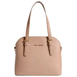 Lino Perros Core Beige Textured Medium Handbag-picture-20
