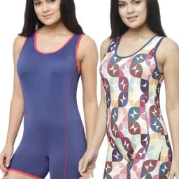 N-Gal Multicolor Swimsuit (Pack Of 2)-picture-0