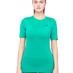 Reebok Green Wor Sw Slim Fit T-Shirt-picture-48