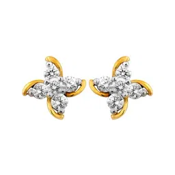 Waman Hari Pethe Jewellers 18k Gold & Diamond Earrings-picture-41