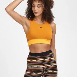 Reebok Mustard Crop Top-image-1
