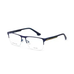 Police VPL478K546Q5FR Blue Half Rim Square Frame-picture-23
