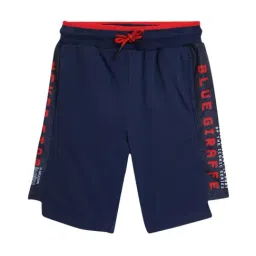 Blue Giraffe Kids Navy & Red Graphic Print Shorts-7