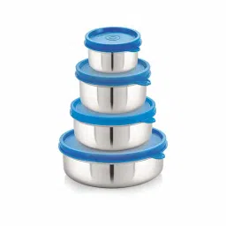Steel Lock Multicolor Stainless Steel Container Set-40