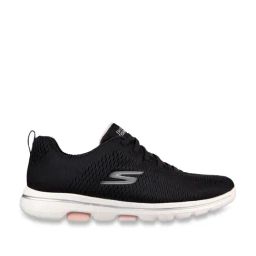 Skechers Women's GO WALK 5 - LAKE VIEWS Black Light Pink Walking Shoes-image-24