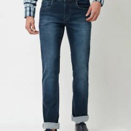 Crimsoune Club Navy Straight Fit Jeans-image-31