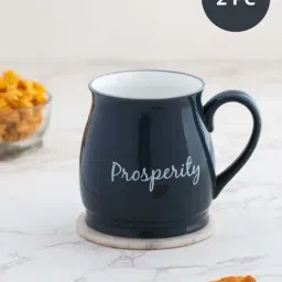 Clay Craft Fine Ceramic Pepper Printed Milk/Tea/Coffee Mugs - 2 Piece - 350 ml each - For Home/Office/Gifting Purpose-30