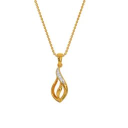 Kisna Diamond & Gold Jewellery 18k Twilight Diamond Pendant-image-10
