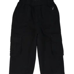 allen solly junior Allen Solly Kids Black Solid Trousers-picture-36