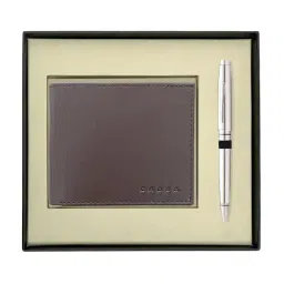CROSS Chrome Coventry Ball Point Pen and Card Wallet Gift Set-picture-16