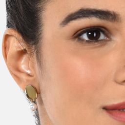 Zaveri Pearls Gold Tone Set of 25 Stud Drop & Semi-Hoops Earrings-ZPFK17711 image 4