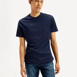 Levi's Men's Navy Brand Logo Slim Fit T-Shirt-picture-12