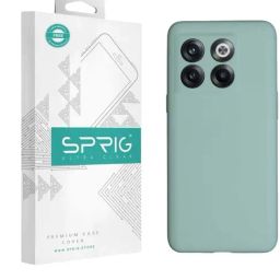 Sprig Liquid Silicone Back Cover for Oneplus 10T 5G (Green)-image-89