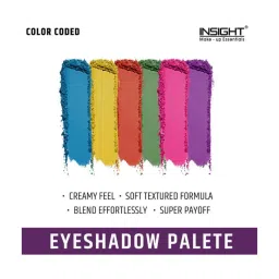 Insight Cosmetics Show Time Eyeshadow Palette Color Coded - 15 gm image 3