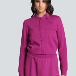 Puma Pink Cotton Cardigan-image-31