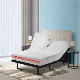 Duroflex Wave Twin Dark Grey Metal Queen Adjustable Bed-image-59