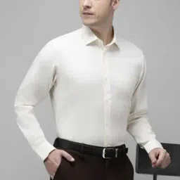Van Heusen Beige Cotton Regular Fit Printed Shirt-image-41