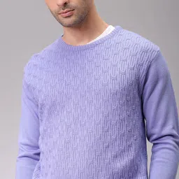The Indian Garage Co Men Self Design Pullover Sweaters-image-6