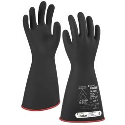 Tilsatec 24-1024 Black/Red Natural Rubber Latex Electrical Protection Work Gloves Size 10 Latex Natural Rubber, 24-1024/10-image-19