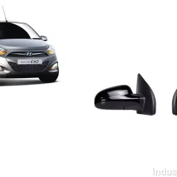 Speedwav Black Side Rear View Mirror Assembly For i10 2010-image-26
