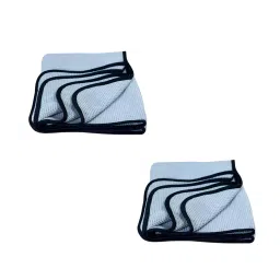 Autozcrave Water Devour Microfiber Cloth 98x72 cm Size and 450 GSM Grey for Multipurpose Use, PPFT25 (Pack of 2)-picture-12