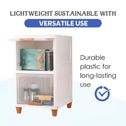 Aura 2 Unit Transparent Regular Modular Cabinet Storage Foldable Cloth Drawer Organiser image 5