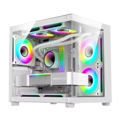 Consistent Sniper Gaming Cabinet Silver Supports Micro ATX Motherboard, CIG2005-image-7