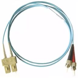 Molex Premise Networks ST to SC Duplex Multi Mode OM3 Fibre Optic Cable 50/125 μm Aqua 2m, 91.19.372.00200-picture-11