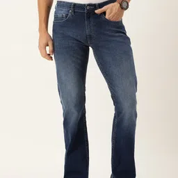 Peter England Casuals Men Light Fade Stretchable Jeans-image-94