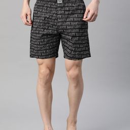Levis Men Assorted Printed Woven Cotton Boxer Shorts with Smartskin Technology #023-image-75