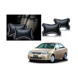 Auto Pearl Black Dots CV Car Neck Rest Pillow Compatible for Chevrolet Optra-picture-20