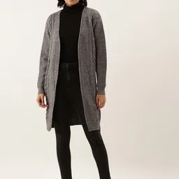 Chemistry Women Longline Shrug-35