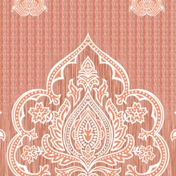 SPACES Coral Red Printed 144 TC Double King Bedding Set With 2 Pillow Covers image 3