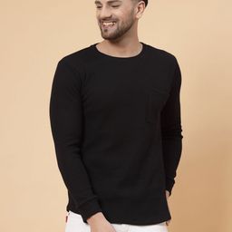 Metronaut Men Solid Round Neck Cotton T-shirt-picture-21