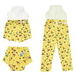 Potty Training Pants Pajamas & Shorts for Toddlers 100% Cotton - Sailing Hearts-image-79